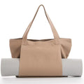 Canvas Tote Bag with Yoga Mat Carrier