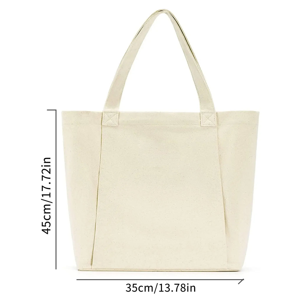 Canvas Tote Bag with Yoga Mat Carrier