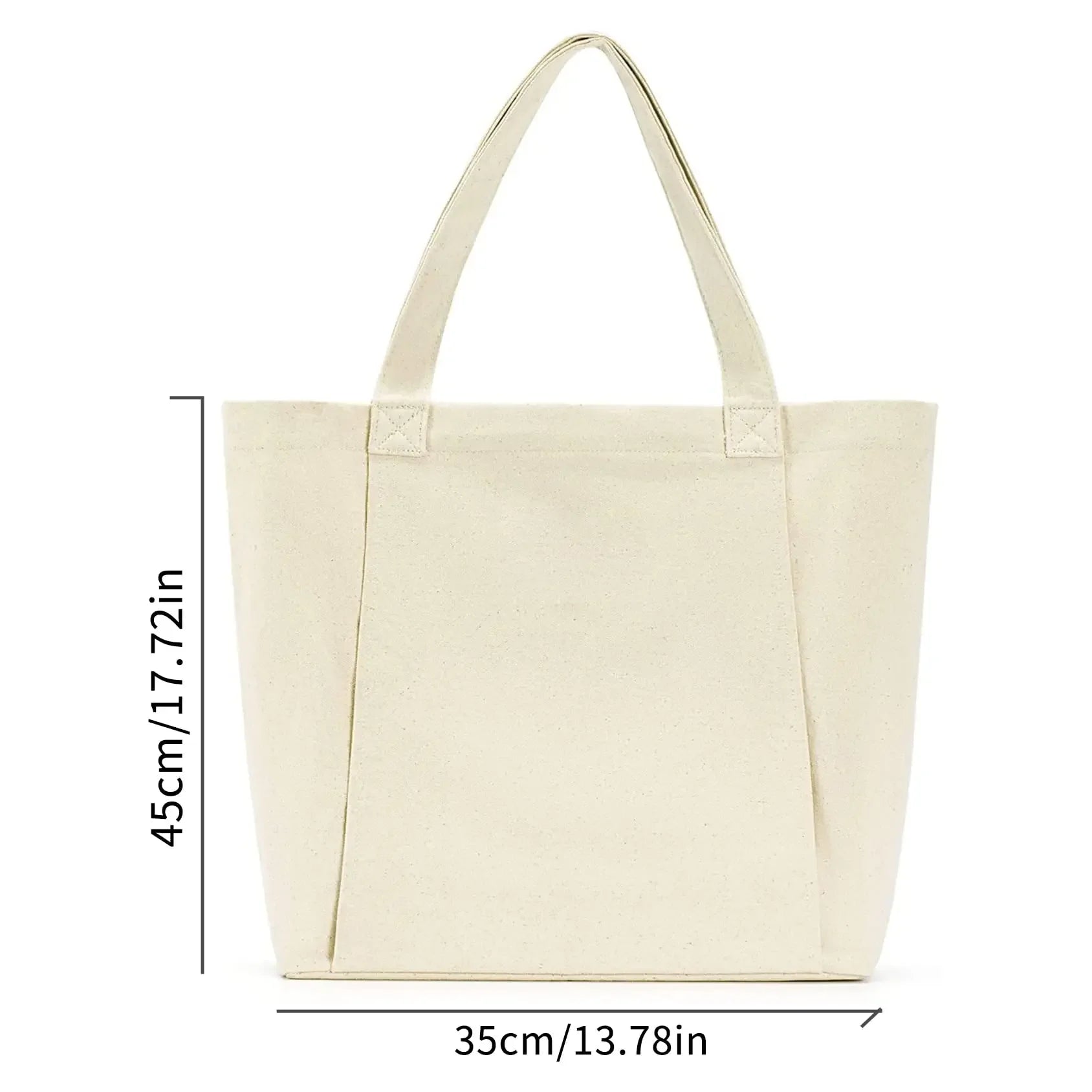 Canvas Tote Bag with Yoga Mat Carrier