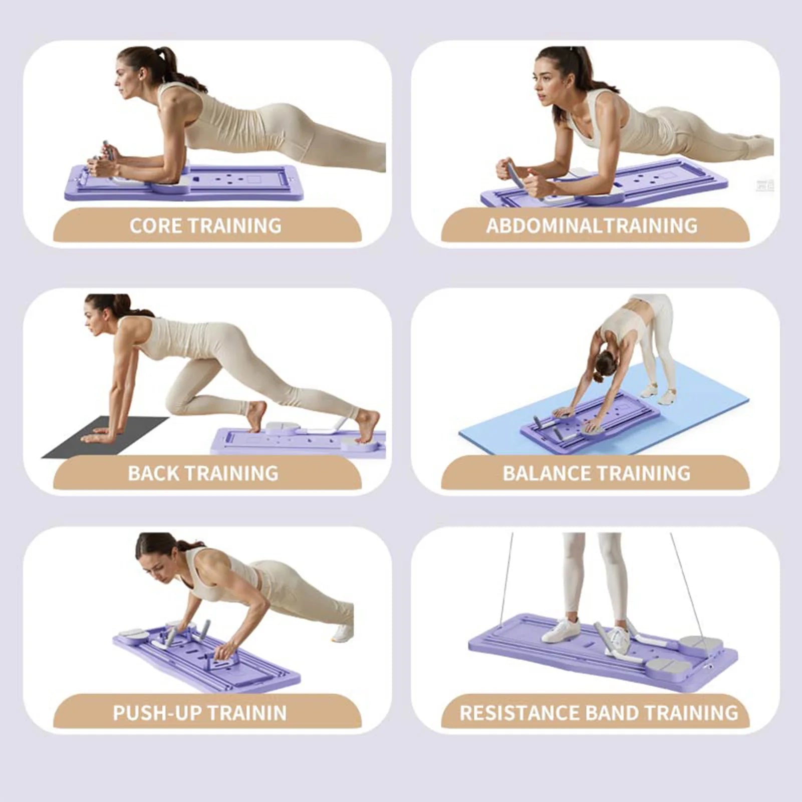 Foldable Pilates Board