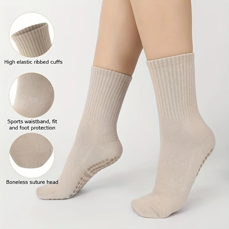 3 Pair Pilates Grip Socks