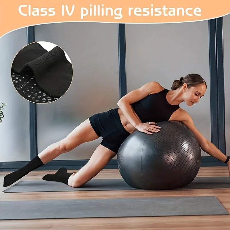 3 Pair Pilates Grip Socks