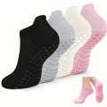 4 pairs Grip Pilates Socks