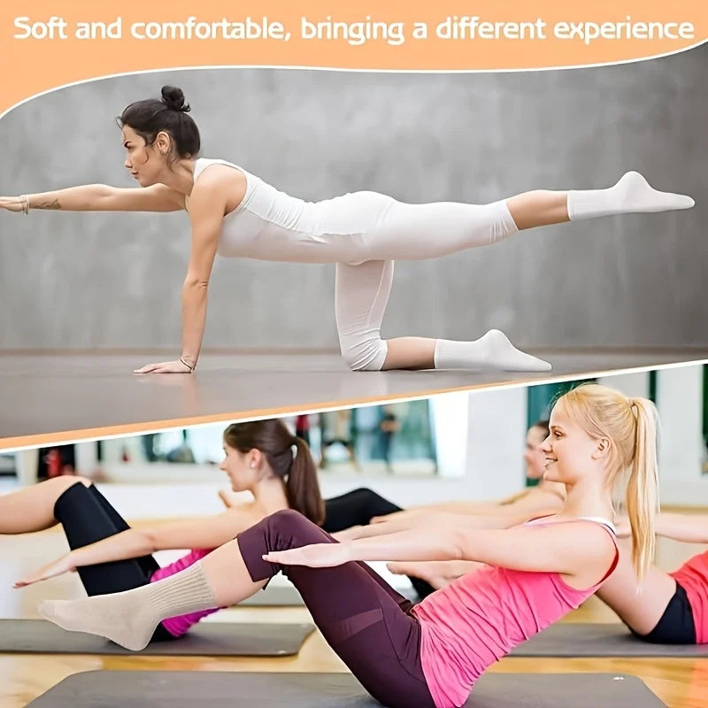 3 Pair Pilates Grip Socks